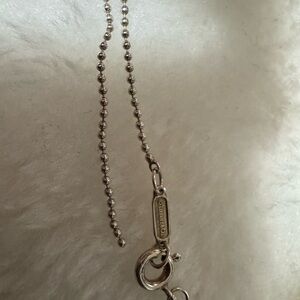 [Flawed!] Tiffany & Co. Silver Bead Chain Necklace